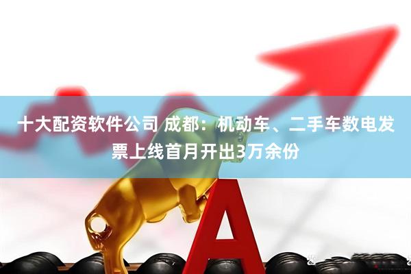 十大配资软件公司 成都：机动车、二手车数电发票上线首月开出3万余份
